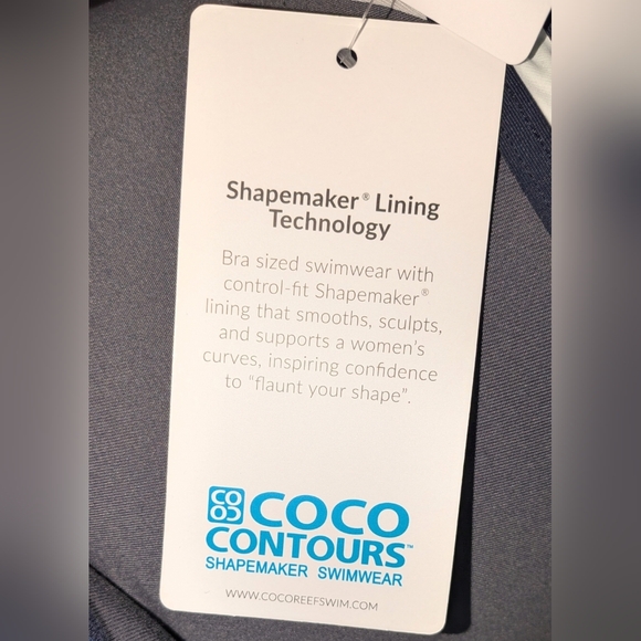 NWT, Coco Contour, Multicolored, Stellar Print, 1pc Swimsuit - Ladies 12/36c - Picture 6 of 10